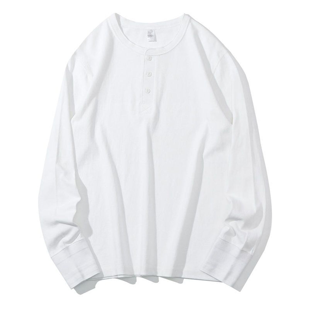 American Henry Langarmshirt mit Stehkragen