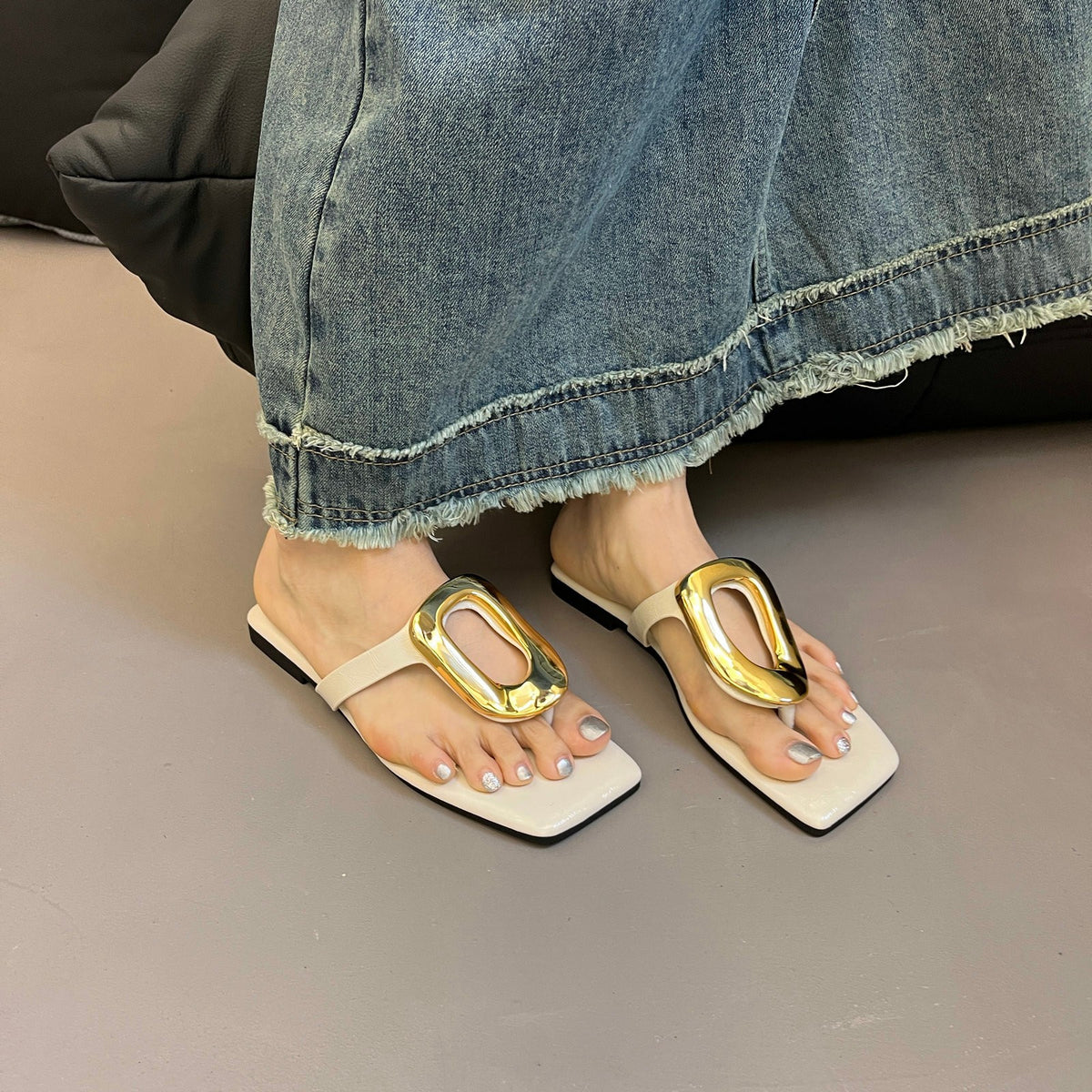 Sommerliche Mesh-Sandalen für Damen – Bild 9 | LuxeStyle