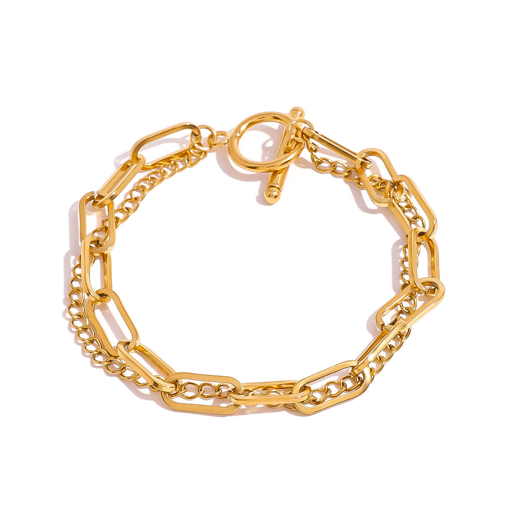 Doppelarmband für Frauen mit OT-Verschluss – Bild 5 | LuxeStyle
