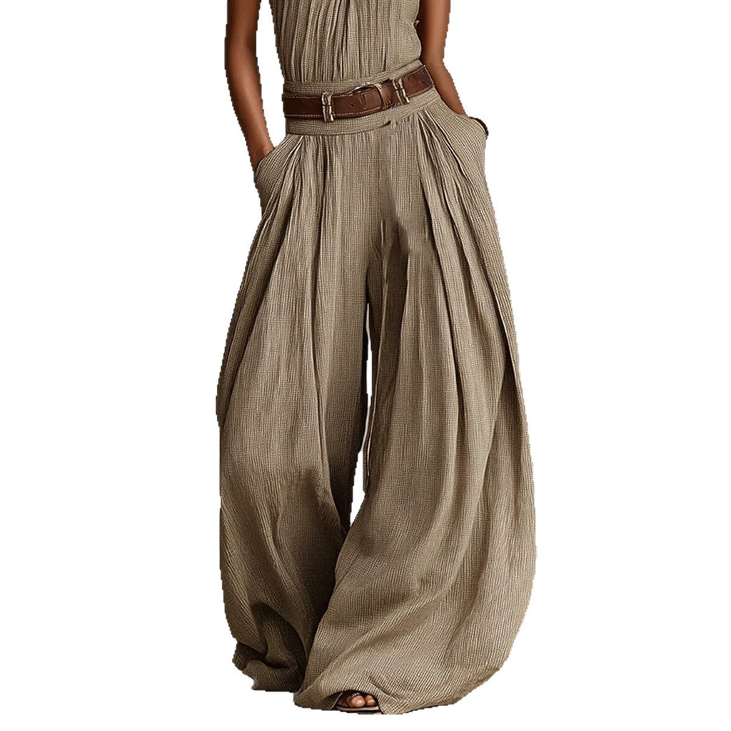 Ärmelloser Halterneck Jumpsuit für Damen – Bild 5 | LuxeStyle