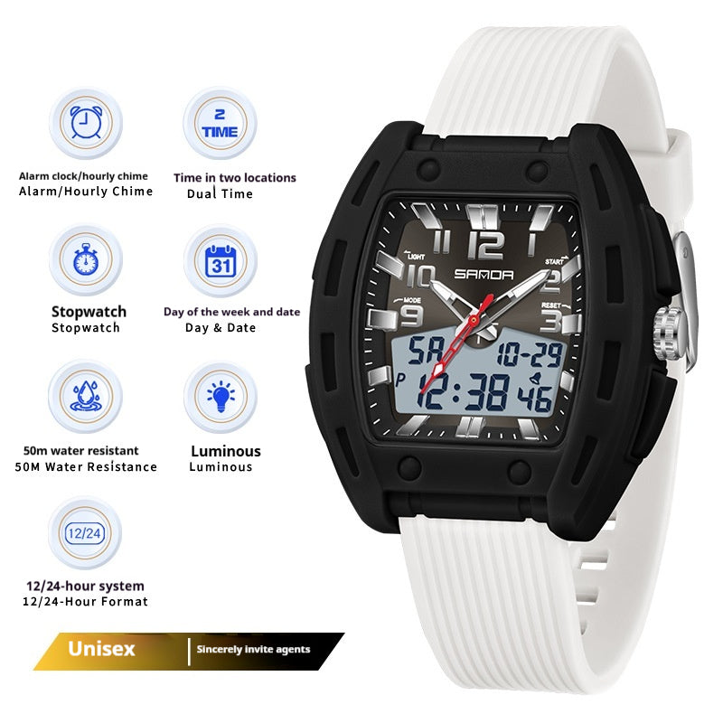 Sportliche Unisex-Armbanduhr