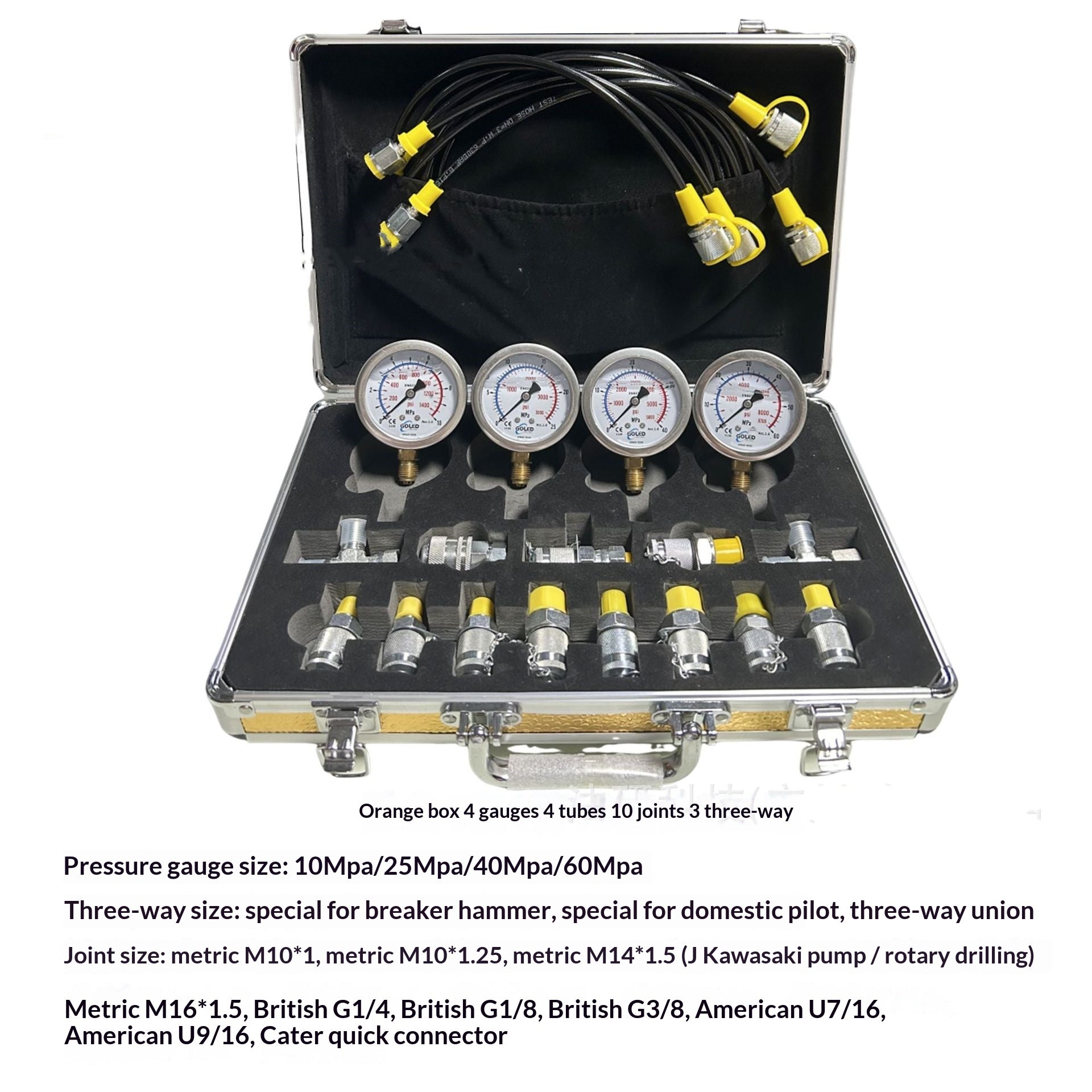 Stossfestes Manometer aus Edelstahl