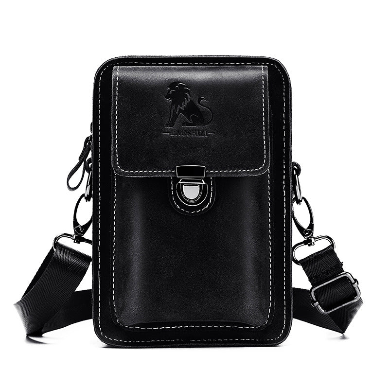 Männer Leder Crossbody Messenger Tasche – Bild 6 | LuxeStyle