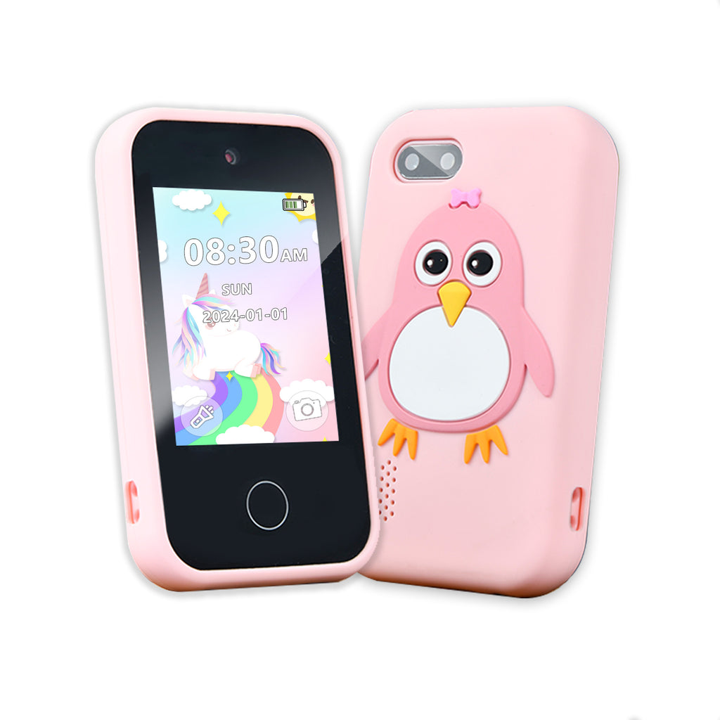 Kindersmartphone Silikon-Pinguin-Spielzeug