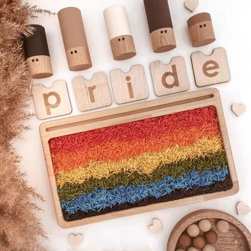 Holz-Steckbrett für frühe Bildung – Bild 3 | LuxeStyle