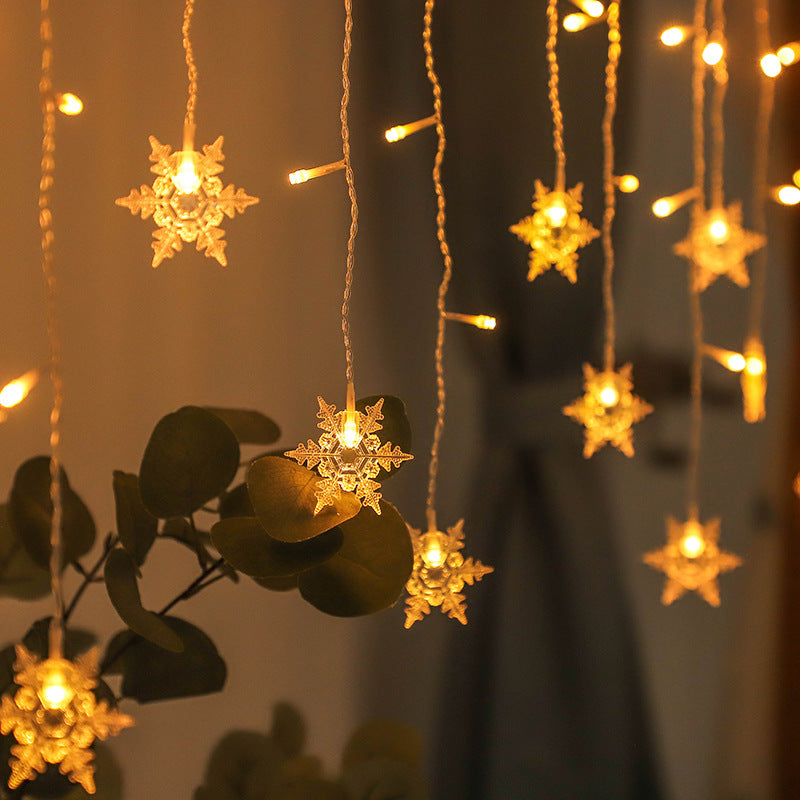 LED-Schneeflocken-String mit Farbwechsel – Bild 3 | LuxeStyle