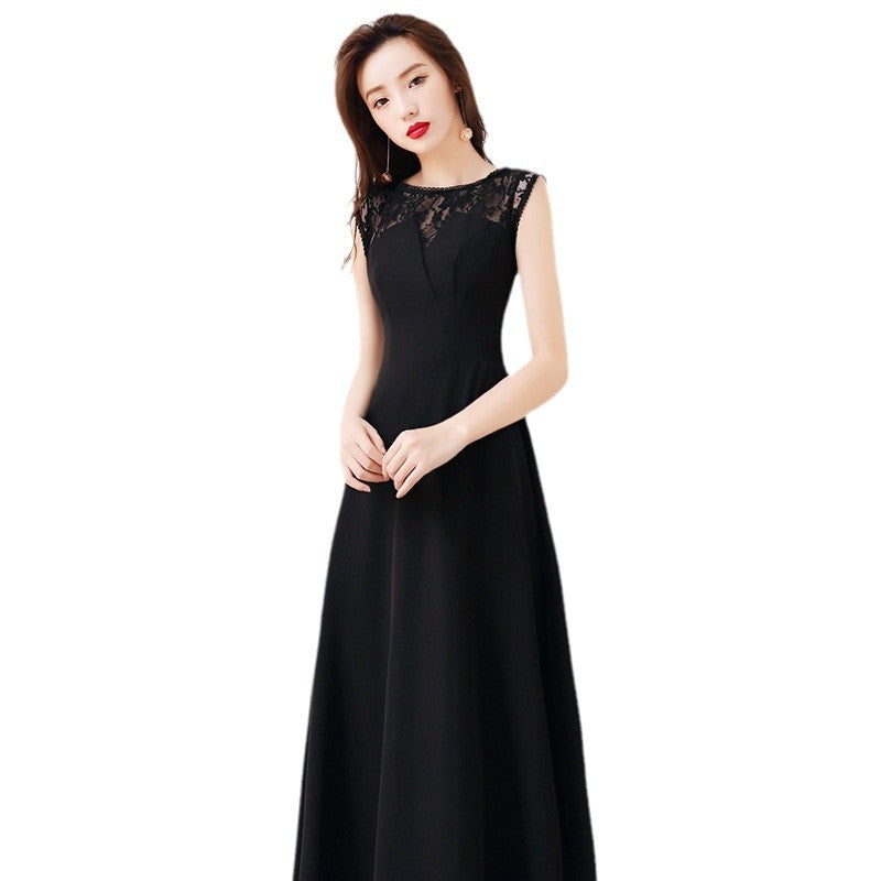 Schwarzes Abendkleid für Damen
