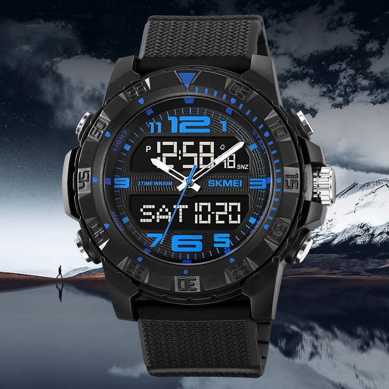 Multifunktionale Sportuhr mit Dual-Display – Ansicht 5