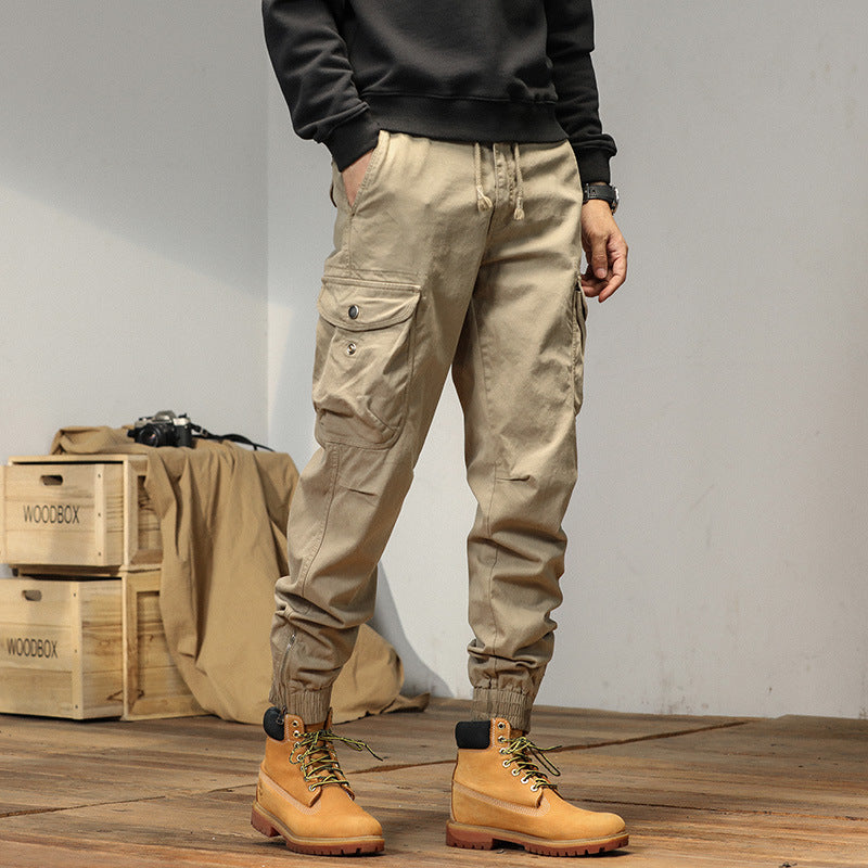 Herren Overalls Slim Fit Ankelband