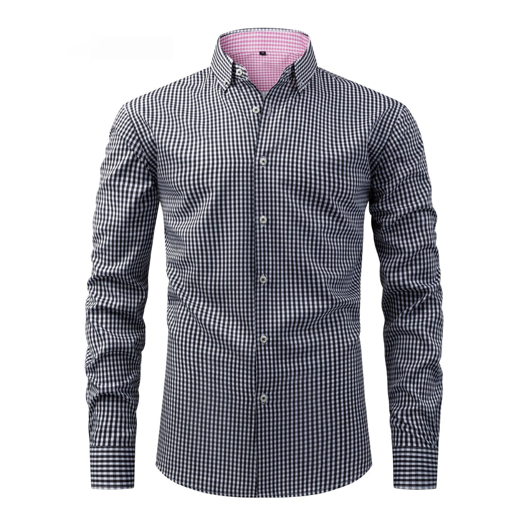 Herren Langarmhemd mit Stretch und Digitaldruck – Bild 3 | LuxeStyle