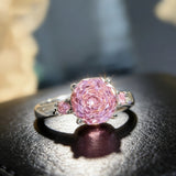 Farbe: Rosa Diamant Ring