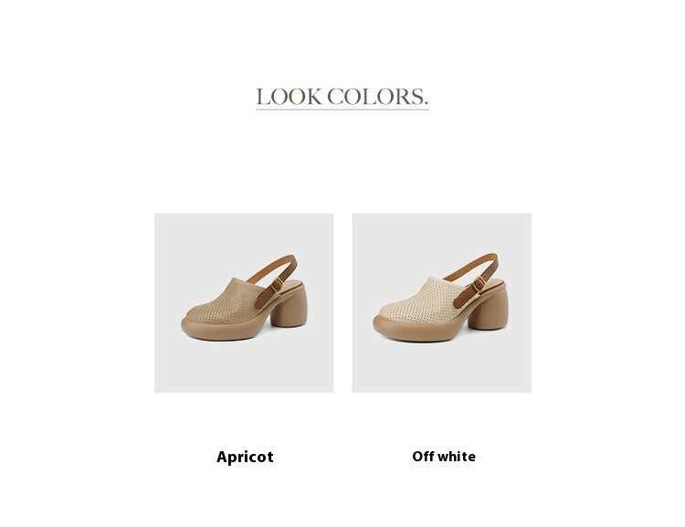 Plateau-Sandalen mit runder Kappe – Bild 10 | LuxeStyle
