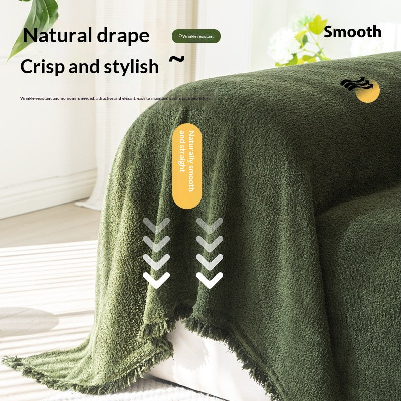 Wasserfester Sofaüberzug aus Fuzzy-Garn