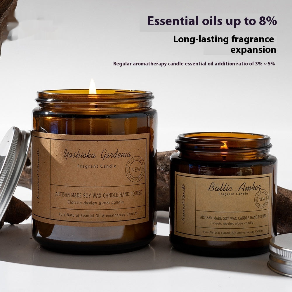 Rauchfreie Sojawachskerze – Geschenk für Aromatherapie