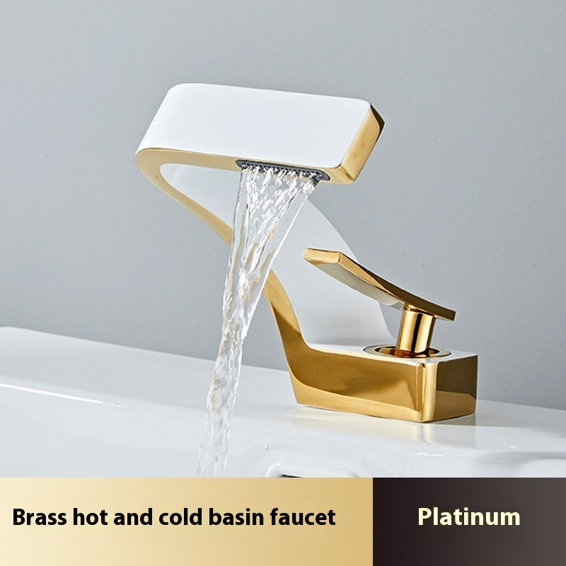 Kupfer Wasserhahn, Gold-Optik
