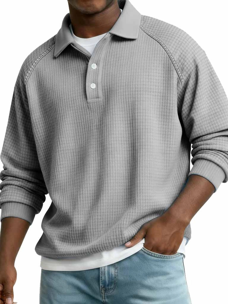 Langärmliges T-Shirt mit Karomuster – Bild 10 | LuxeStyle