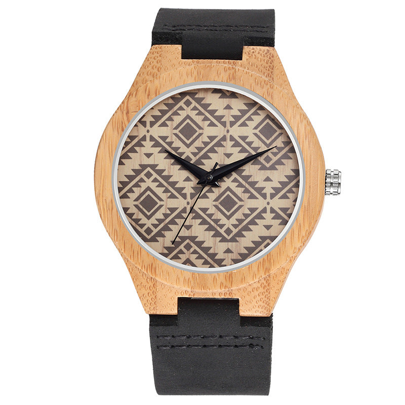 Space-Time Herren-Holzuhr | LuxeStyle