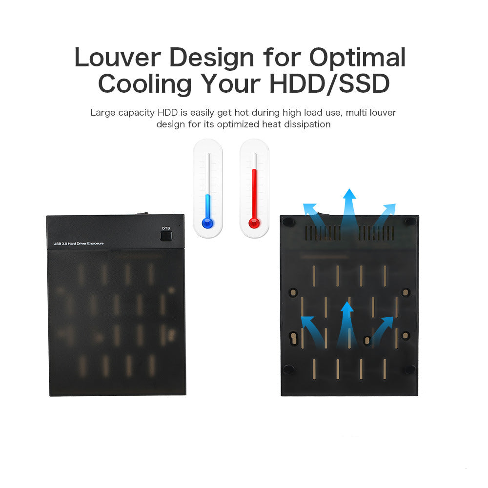 USB 3.0 Festplattengehäuse für 2.5/3.5 Zoll HDD/SSD – Bild 3 | LuxeStyle