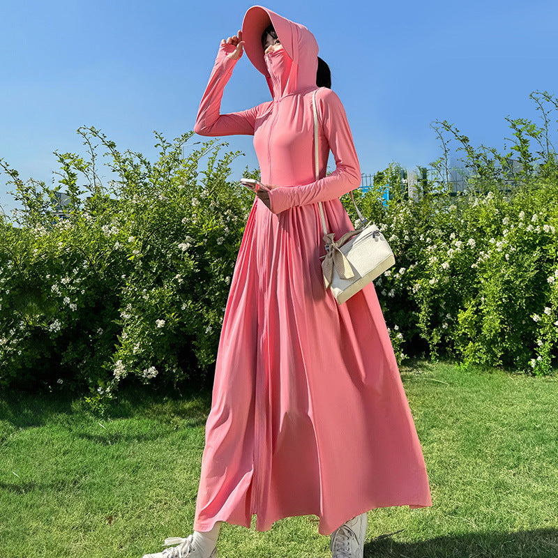 UV-Schutz Sommerkleid mit Taillenbetonung