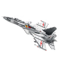 F-22 Militärjet Klemmbausteine (1837 Teile)