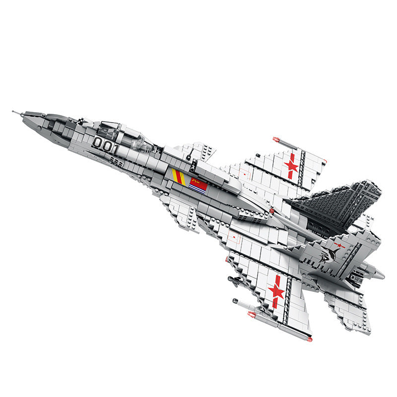 F-22 Militärjet Klemmbausteine (1837 Teile)