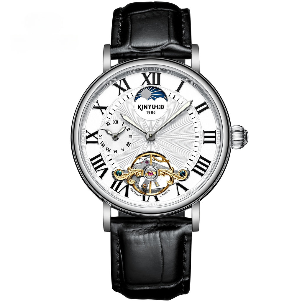 Tourbillon-Armbanduhr Leuchtend Hohl Herren