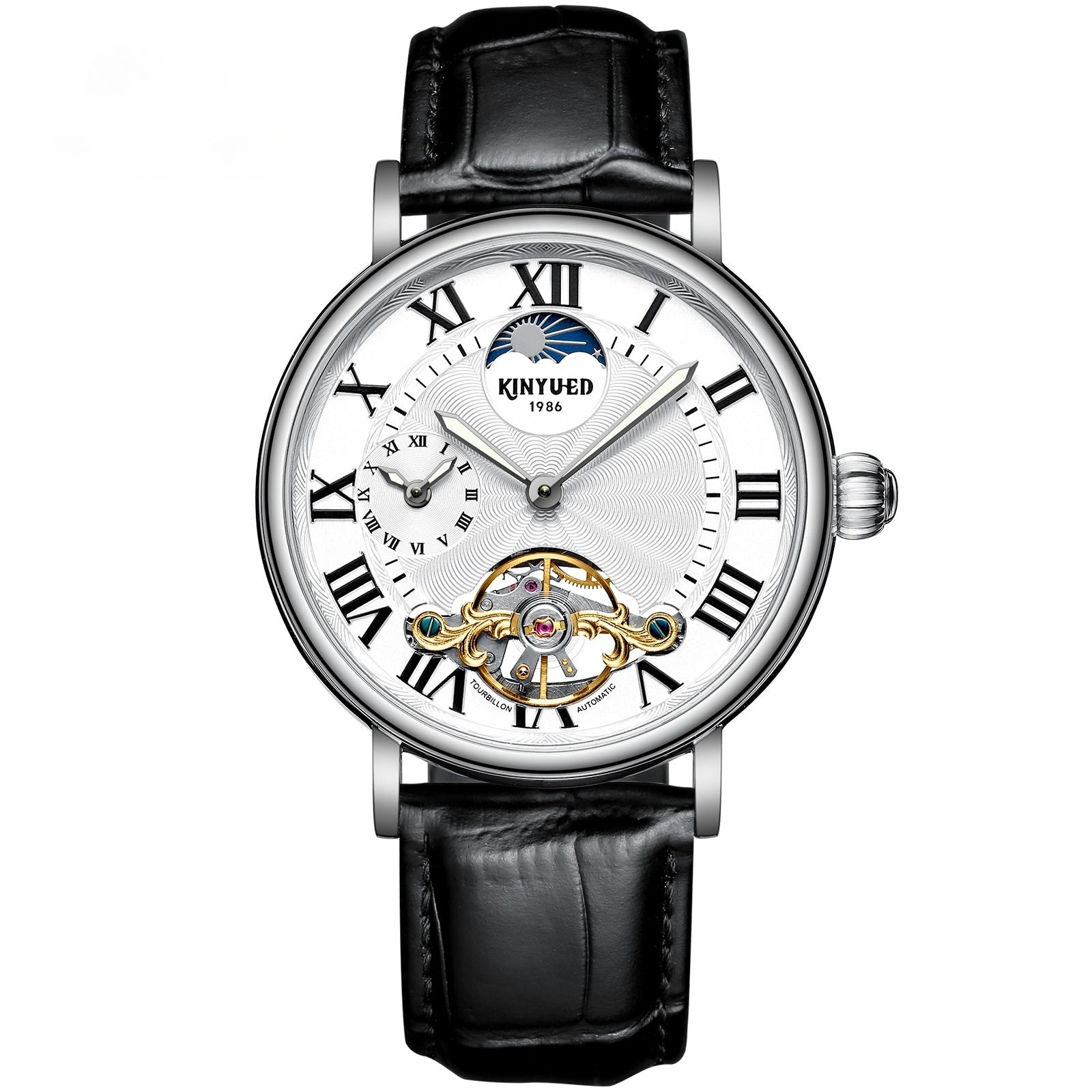 Tourbillon-Armbanduhr Leuchtend Hohl Herren