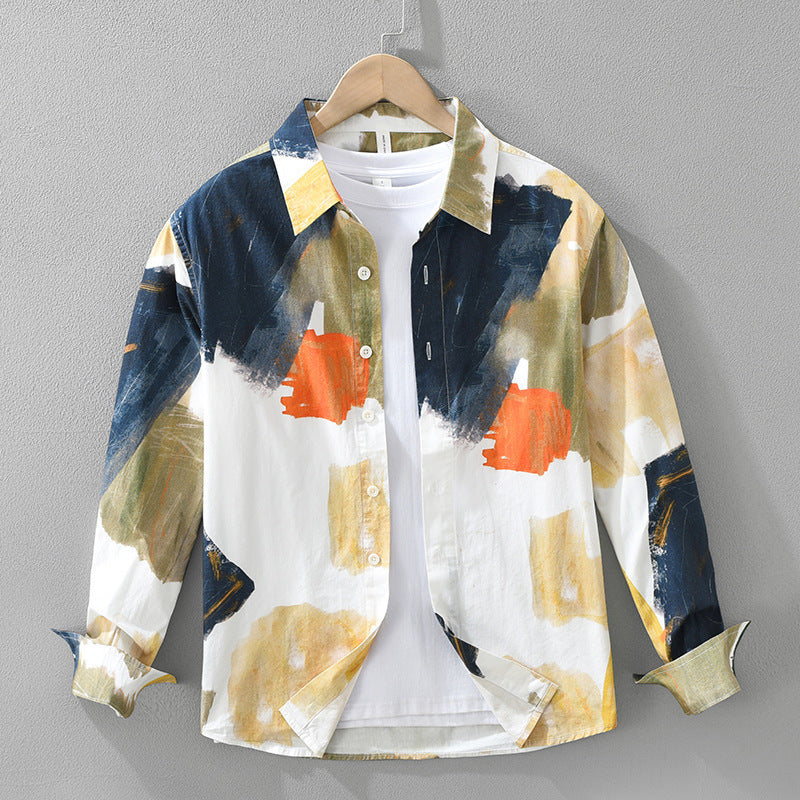 Lässiges Langarmshirt mit Print – Bild 6 | LuxeStyle