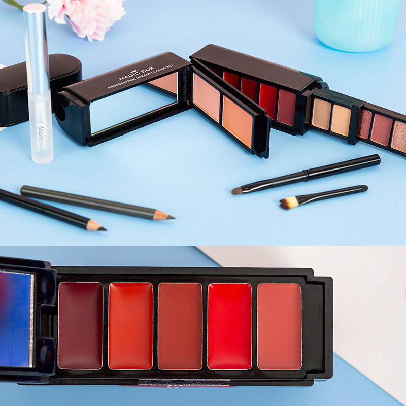 Beauty Kit Lidschatten Rouge Lippenstift Set | LuxeStyle