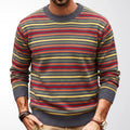 Slim-Fit Pullover mit Streifen – Bild 6 | LuxeStyle