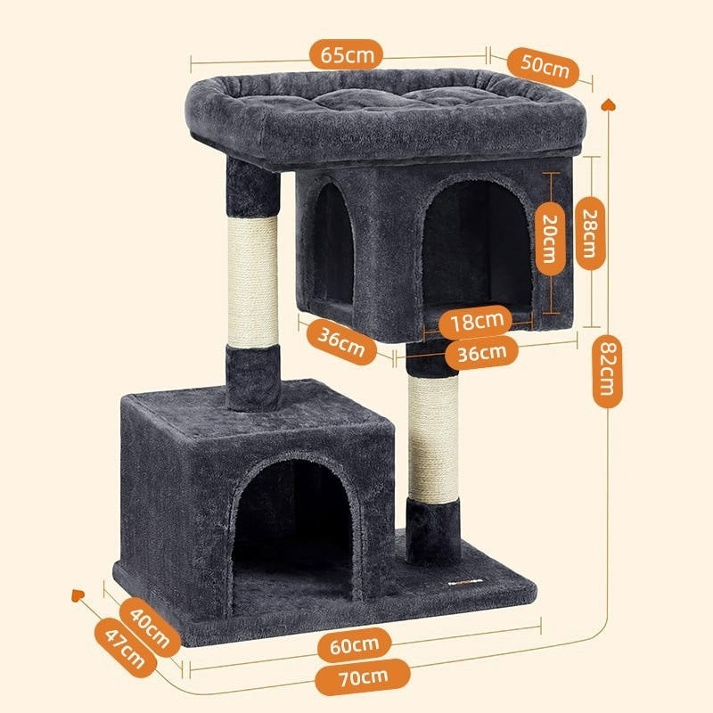 Grosser Katzenbaum All-in-One Hochhaus-Design