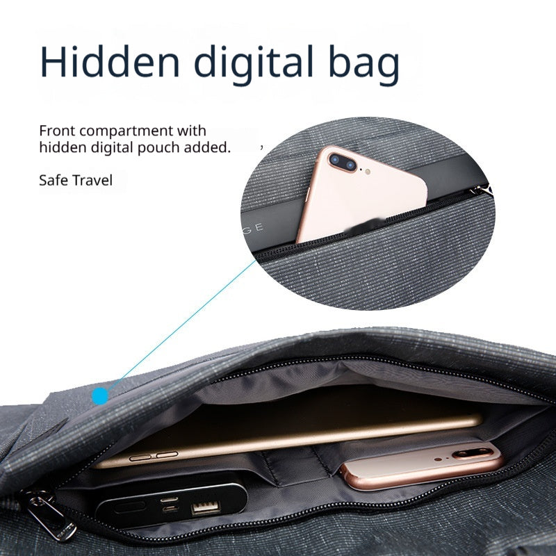 Business Laptop-Aktentasche aus Oxford-Stoff