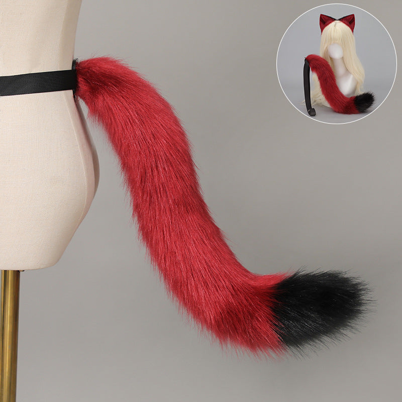 DIY Katzenohren-Haarreif und Katzenschwanz-Set