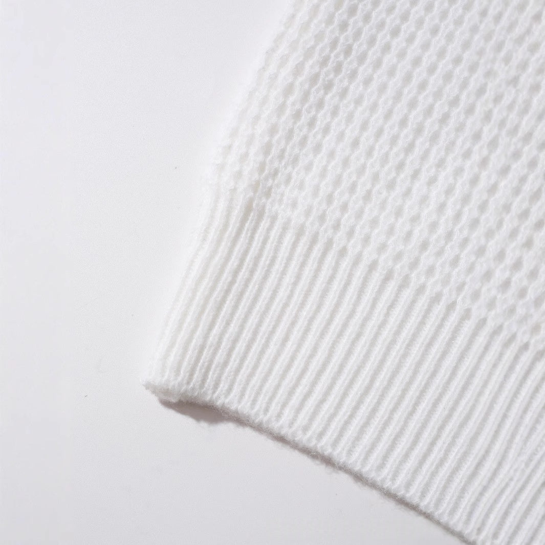 Herren-Modischer Langarm-Strickpullover