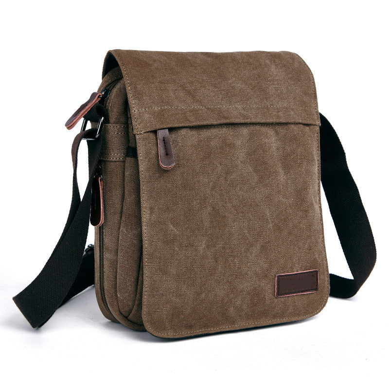 Herren Messenger Bag Canvas Umhängetasche – Bild 2 | LuxeStyle
