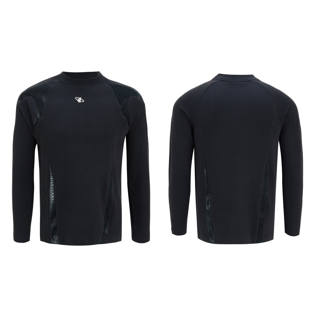 Slim-Fit Langarm T-Shirt Herren – Bild 5 | LuxeStyle