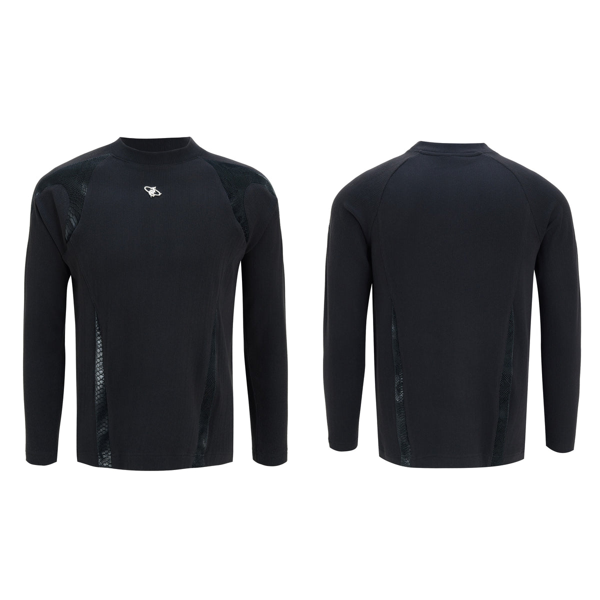 Slim-Fit Langarm T-Shirt Herren – Bild 6 | LuxeStyle