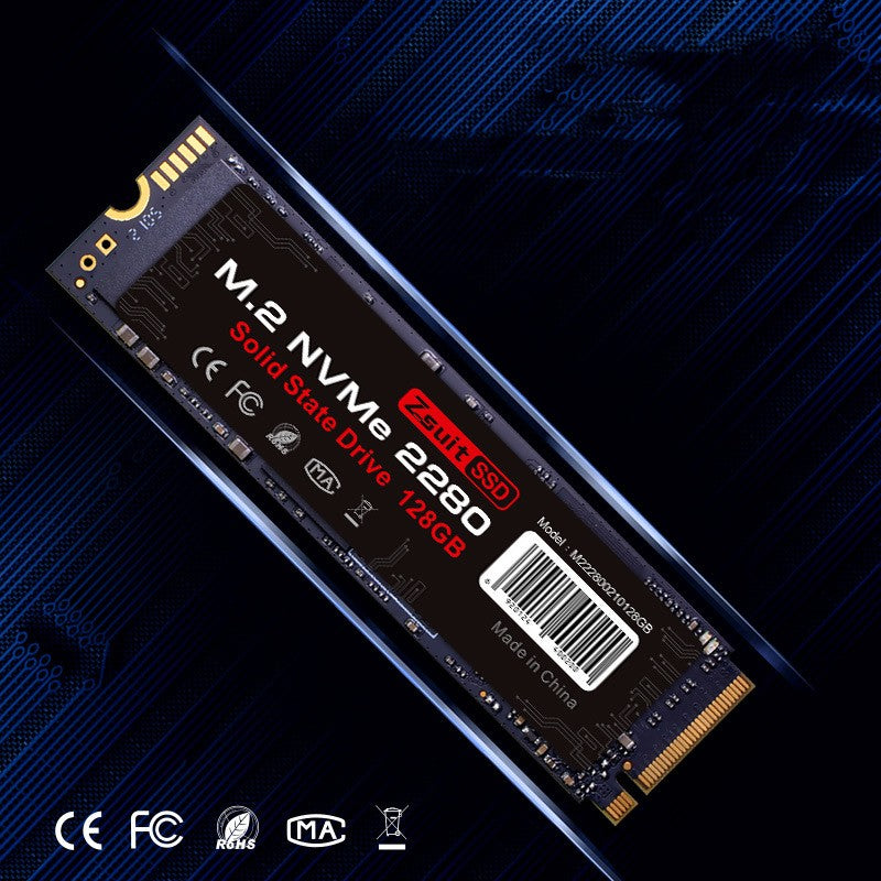 M.2 NVMe SSD 128 GB für Laptop & Desktop