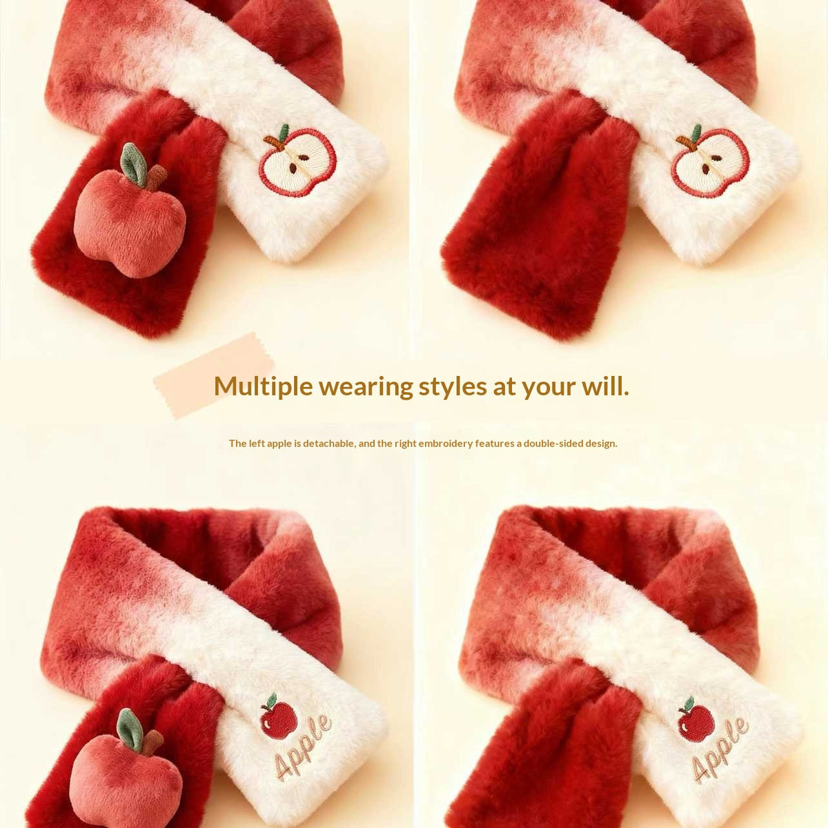 Roter Winter-Schal – Bild 5 | LuxeStyle
