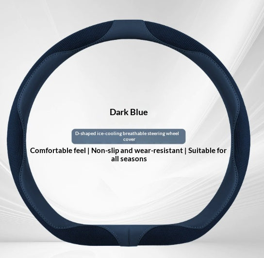 D-förmiger Lenkradbezug aus Eisseide