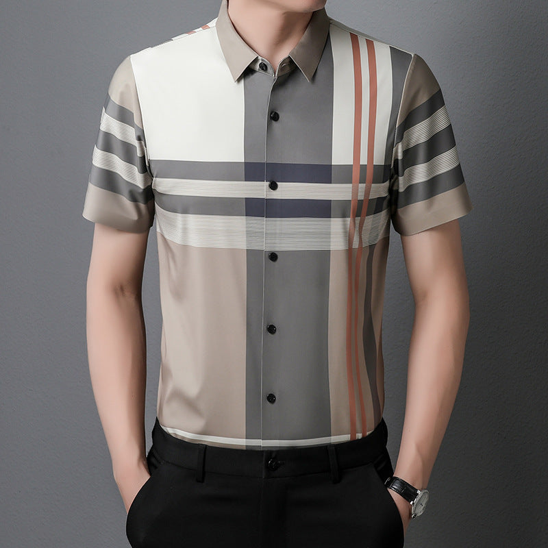 Slim Fit Hemd für Herren mit Karomuster | LuxeStyle