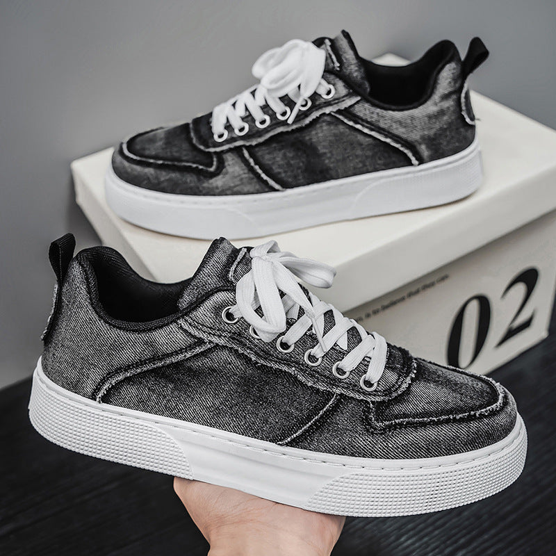 Lässige Canvas-Schuhe mit Denim-Details – Bild 5 | LuxeStyle