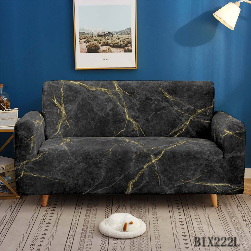 Art Texture Stretch-Sofabezug, rutschfest – Bild 10 | LuxeStyle