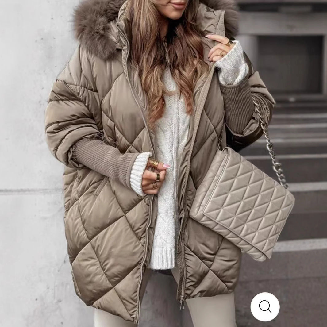 Eleganter Winter-Cardigan-Mantel mit Kapuze – Bild 2 | LuxeStyle