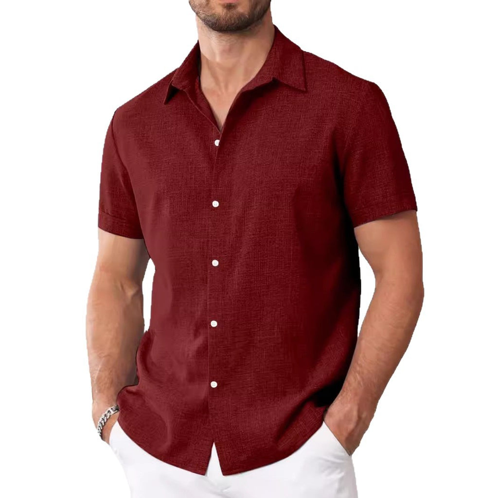 Herren Kurzarmhemd mit Print