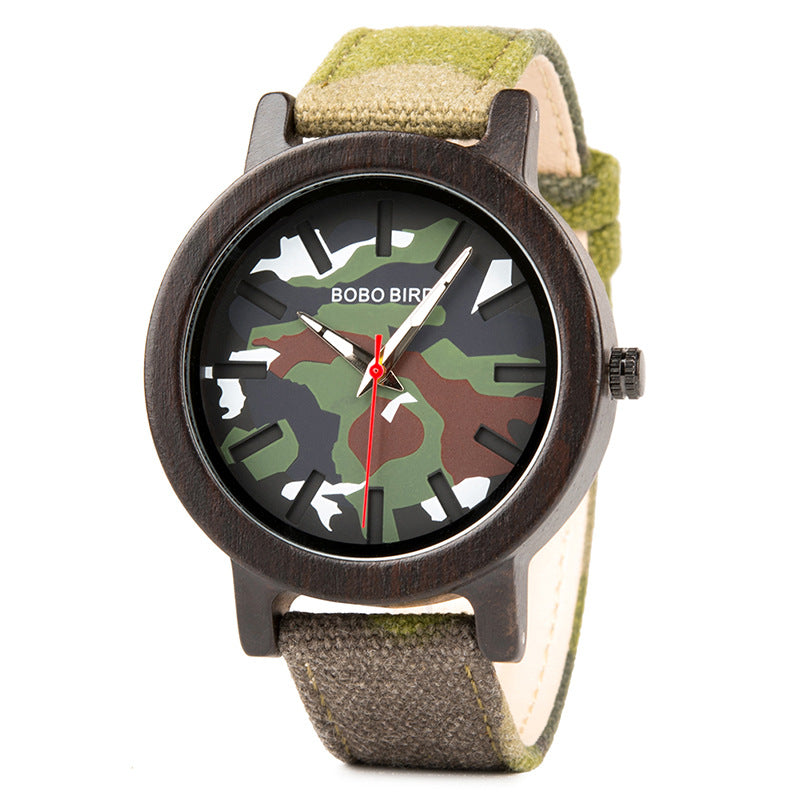 Holz-Armbanduhr Quartz Dekoration