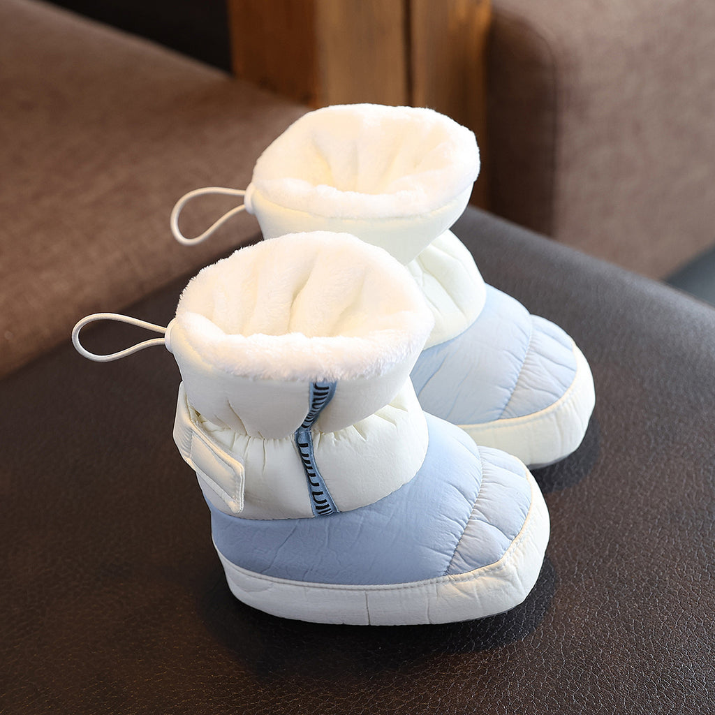 Baby Baumwollschuhe mit Plüschfutter – Bild 2 | LuxeStyle
