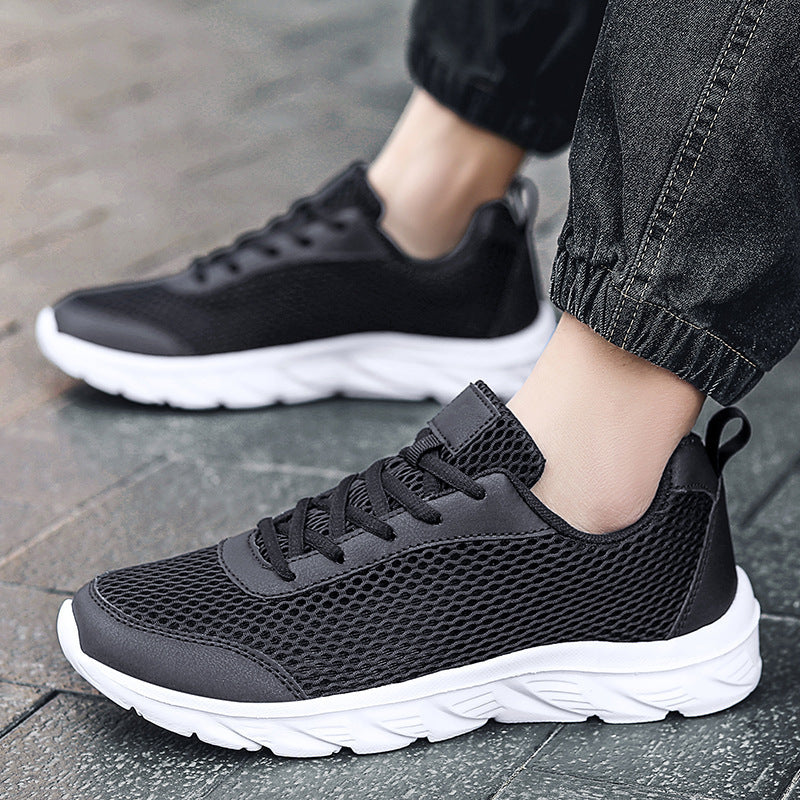 Freizeit-Sneaker mit Mesh-Einlage – Bild 2 | LuxeStyle
