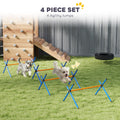 Hunde Agility-Set mit verstellbaren Hürden