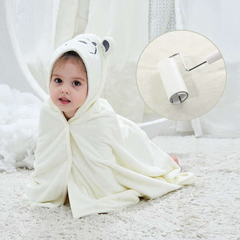 Badehandtuch für Baby mit Kapuze